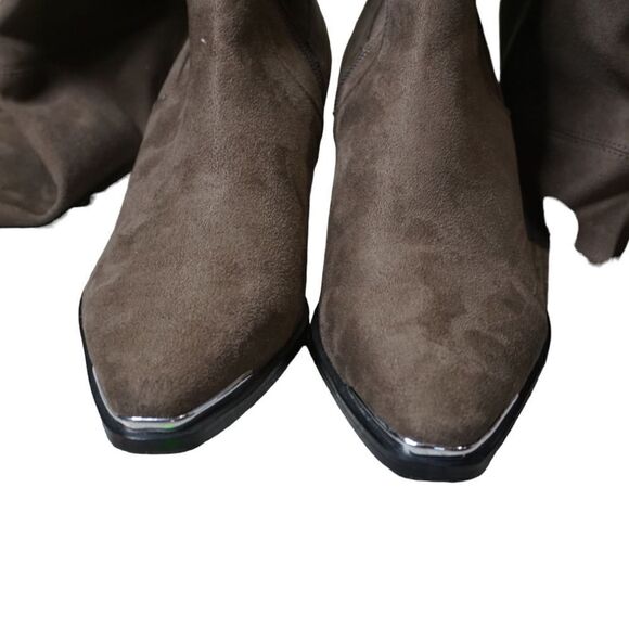 Marc Fisher Yakima Brown Suede Over the Knee Boots, Size 7 - Picture 8 of 9